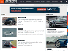 Tablet Screenshot of motoringexposure.com